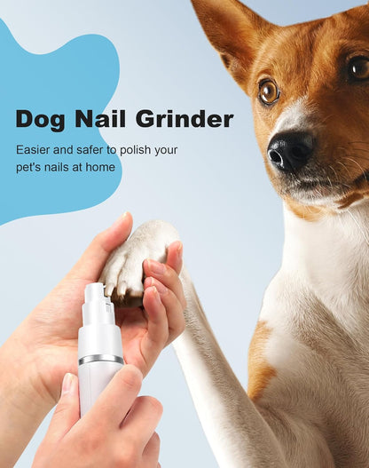 3 in 1 Small Dog Grooming Kit, 2 Speed Rechargeable Dog Hair Clippers with Guards, Low Noise Electric Dog Paw Trimmer & Nail Grinder